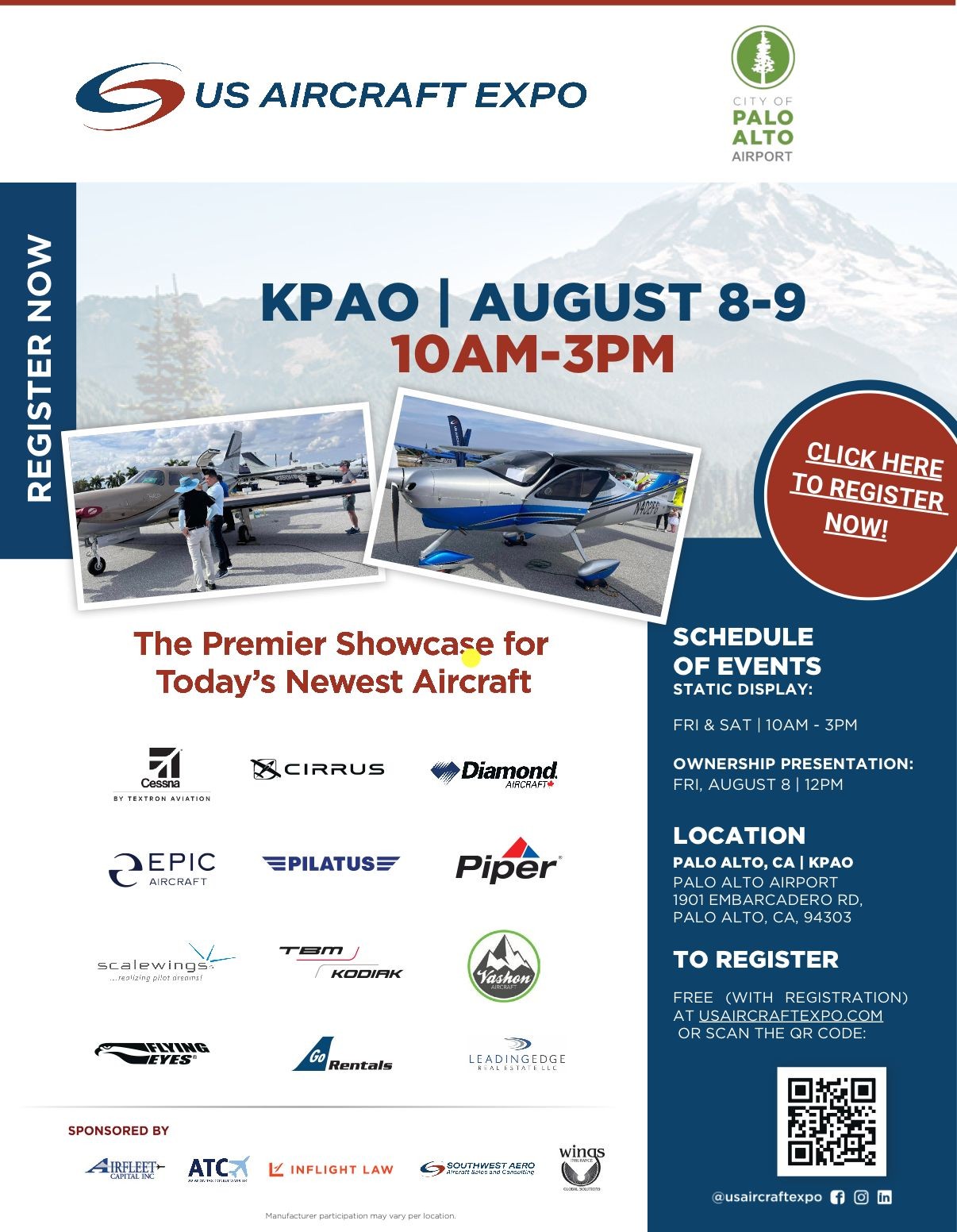 AIRCRAFT EXPO AT THE PALO ALTO AIRPORT