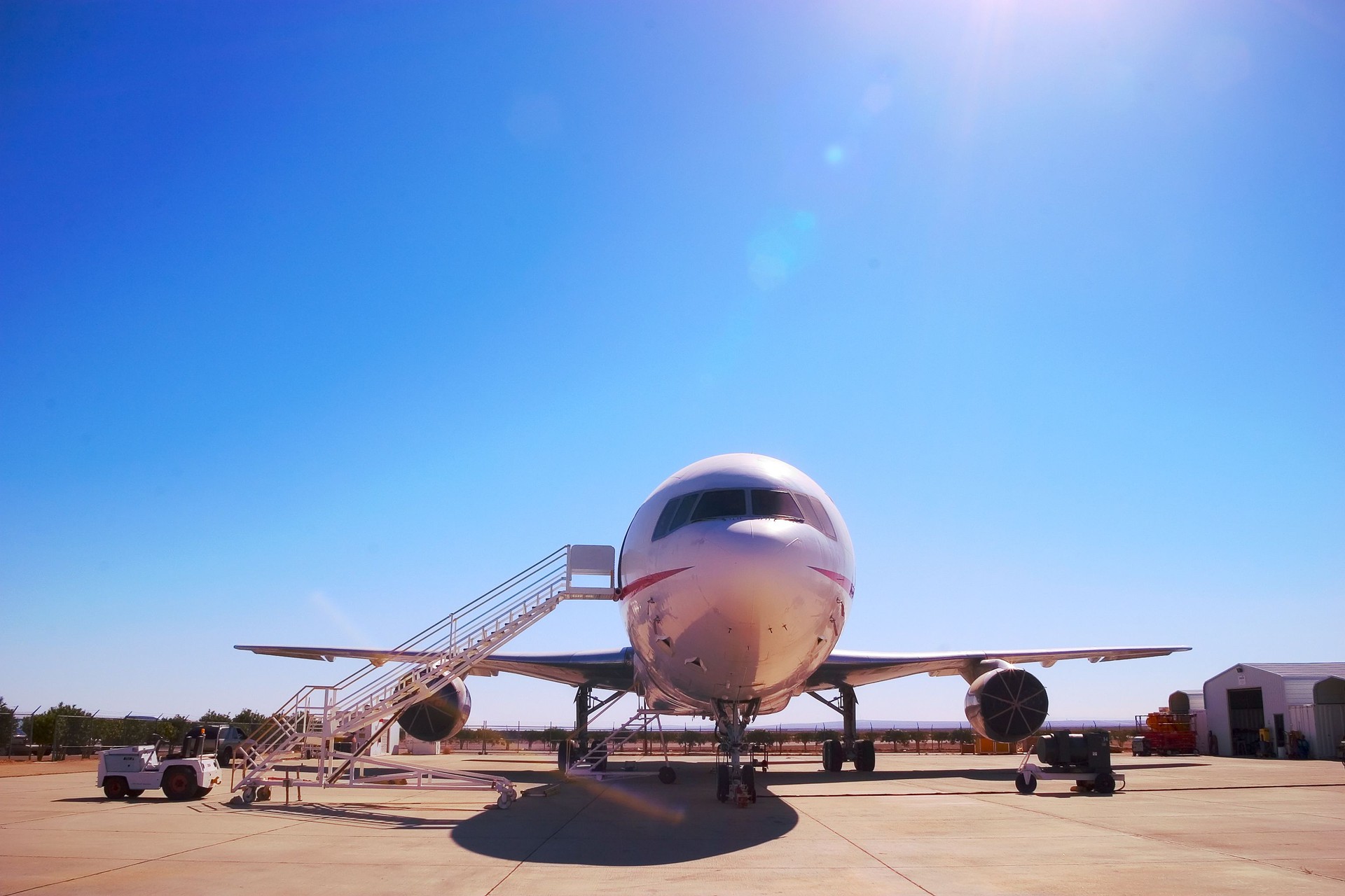 Airplane! Jet on Tarmack